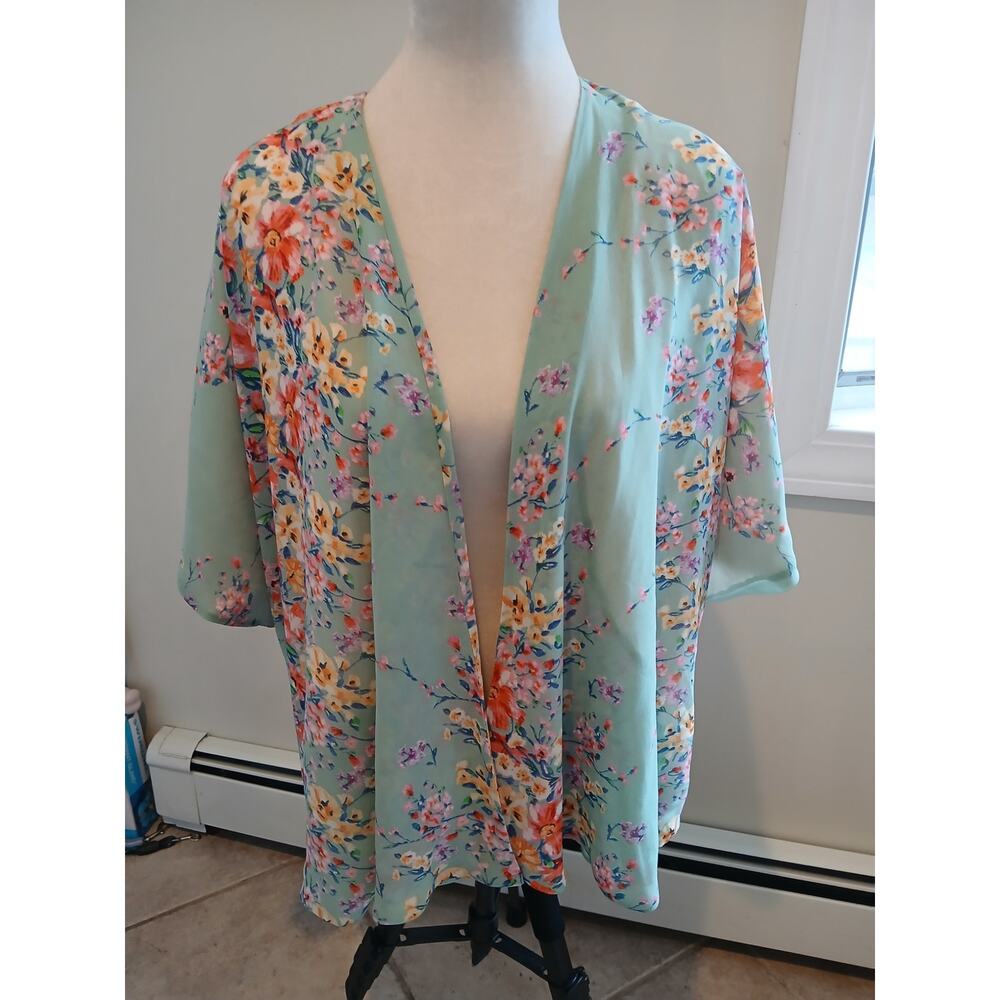 Lovers + Friends Floral Lined‎ Duster Kimono XS